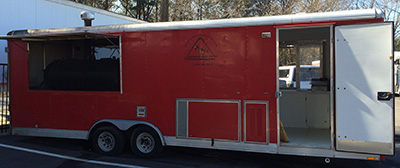 Food Truck For Lease - BBQ Trailer mobile kitchen for bbq business.