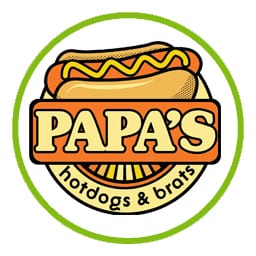 papas hotdogs & brats prep food truck member